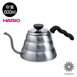 HARIO V60 �h���b�v�P�g���E���H�[�m VKBR-100HSV 600ml �n���I �P�g�� �R�[�q�[ �₩�� �׌� �V���o�[ �X�e�����X IH �M�� ���� ���{�� �V���v�� �v���[���g �M�t�g