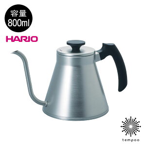 HARIO V60 �h���b�v�P�g���E�t�B�b�g VKF-120-HSV 800ml �n���I �P�g�� �R�[�q�[ �₩�� �׌� �V���o�[ �X�e�����X �M�� IH ���� �V���v�� ���{�� �v���[���g �M�t�g