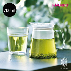 HARIO t^ȂeB[|bg NA [FNC-70-T] 700ml nI ϔMKX tB^[  M H@  zbg ACX eB[ Β g Vv Mtg v[g tempoo