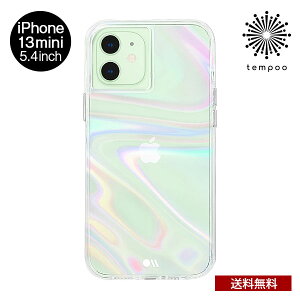 �������� ���[���� iPhone 13mini 5.4 Case-Mate �R�� 3.0m�����ϏՌ� Soap Bubble CM046816 Iridescent �V���o�[ �R�ۑf�� PC TPU �A�C�t�H�� �A�C�z�� �P�[�X���C�g ���F �N���A �ϏՌ� �P�[�X �J�o�[ �l�C �V��