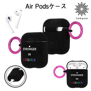 Air Pods Case Case mate Hook Ups PRABAL GURUNG Stronger in Colour Black R{ GA[|bh P[XCg [ O Xgbv C[z [d Ռ P[X lC 킢  fB[X q l 