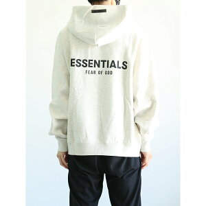 �������� �g�b�v�X FEAR OF GOD FOG ESSENTIALS �t�B�A�I�u�S�b�h �G�b�Z���V�����Y 21SS BACK LOGO HOODIE (RUBBER) / ���C�g�I�[�g�~�[�� �ԕi�����s��