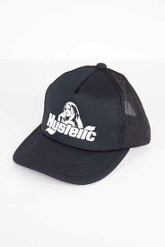 帽子 HYSTERIC GLAMOUR ヒステリックグラマー FEEL GOOD メッシュキャップ / ブラック
