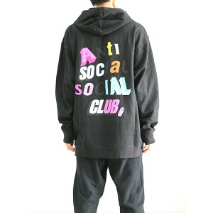 �Z�[�����i 50%OFF �������� �g�b�v�X Anti Social Social Club �A���`�\�[�V�����\�[�V�����N���u THE REAL ME BLACK HOODIE / �u���b�N �ԕi�����s��