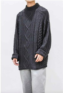�������� �g�b�v�X FEAR OF GOD FOG ESSENTIALS �t�B�A�I�u�S�b�h �G�b�Z���V�����Y CABLE KNIT TURTLENECK / �A�C�A�� �ԕi�����s��