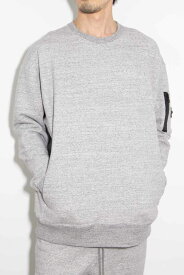 セール商品 30%OFF 送料無料 トップス junhashimoto ジュンハシモト JH+ RELAX SWEAT CREW / グレー 返品交換不可