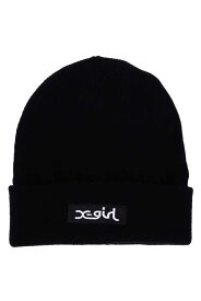 送料無料 帽子 X-girl エックスガール BOX LOGO KNIT CAP / ブラック