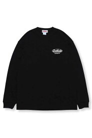 送料無料 トップス CUTRATE カットレイト CUTRATE LOGO EMBROIDERY L/S TEE / ブラック