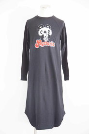 送料無料 トップス HYSTERIC GLAMOUR ヒステリックグラマー SKULL PANDA ワンピース / ブラック