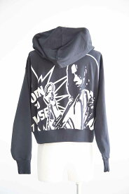 送料無料 トップス HYSTERIC GLAMOUR ヒステリックグラマーBORN TO LOSE ワイドパーカー / ブラック