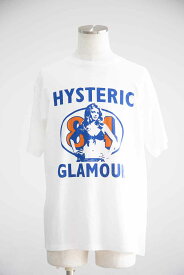 送料無料 トップス HYSTERIC GLAMOUR ヒステリックグラマー COYOTE Tシャツ / ホワイト 返品交換不可
