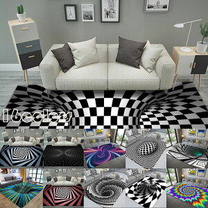 ラグ 洗える 60*90 ラグマット 3畳 滑り止め付 西海岸 裸眼3D マット ラグカーペット 北欧 カーペット おしゃれ ラグ 春 夏 ウォッシャブル 洗えるラグ ホットカーペット対応 リビング 床暖房対