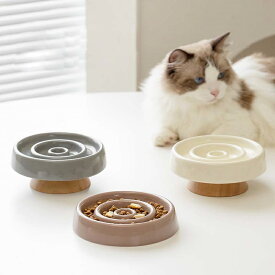 早食い防止 食器 猫 犬 フードボウル 陶器 ペット食器 おしゃれ ペット用 セラミック 餌入れ エサ入れ えさ ボウル お皿 ご飯皿 ネコ 小型犬 可愛い 雑貨 ボウル ねこ 負担軽減 犬猫 犬用 送料無料