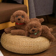 ぬいぐるみ 抱き枕 プードル 犬 リアル 動物 本物そっくり やわらかい クッション トイプードル 寝かしつ…