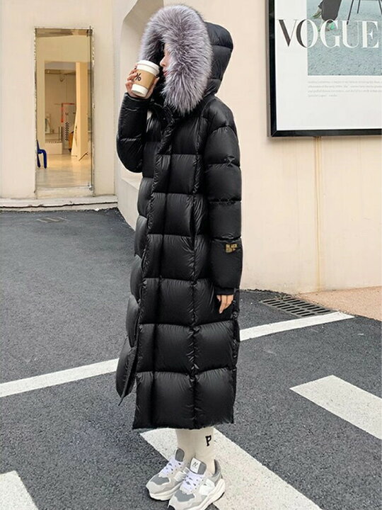 楽天市場】ダウン90％ ダウンコート レディース 冬 フード付き ロング  