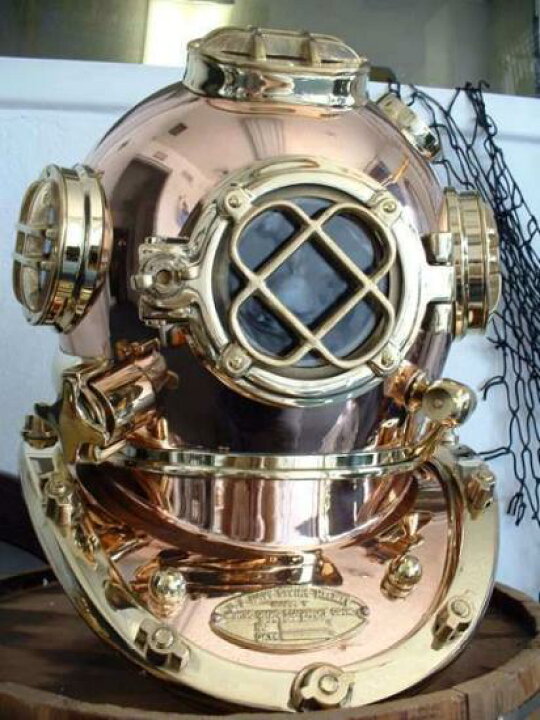 楽天市場 ダイビングヘルメット 米海軍 ダイバー 潜水士 玄関 観賞用 実物大 美術作品 調度品 店舗内装 飾り 装飾 ディプレイ イベント 置物 オブジェ インテリア 潜水具 ウエットスーツ テンポイント ガススプリング 販売