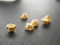 楽天市場】24金 ビーズ（アクセサリークラフト材料｜手芸・クラフト 
