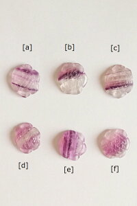 現品終了・売り切り商品【ミックスフローライト (片穴/ひまわり?)】サイズ・直径16mm/1ヶ※裏真ん中に垂直に穴あり