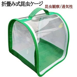 ハンドル付き 昆虫採集 昆虫孵化 標本箱 植物ケージ 蝶/バッタ/シルクワーム/グローバーム生息地 バタフライケージ 繁殖 透明 メ