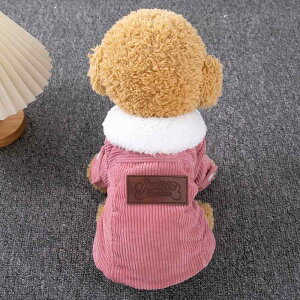 コート カジュアル フリース 冬服 秋服 ペット かわいい 猫 犬 子猫 子犬 小型 防寒着 コーデュロイ アウター風 2本足服 猫用