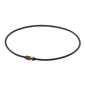 ファイテン RAKUWA磁気ネックレス ローレット 50cm ブラック/ゴールド 0223TG898153