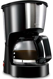 dretec(ドリテック) コーヒーメーカー 自動 保温機能付き ガラスポット付き リラカフェ ブラック CM-100BK
