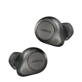 Jabra 完全ワイヤレスイヤホン アクティブノイズキャンセリング Elite 85t チタニウムブラック Bluetooth* 5.1 マルチポイント対応 2台同時接続 外音取込機能 専用アプリ マイク付 セミオープンデザイン ワイヤレス充電対応