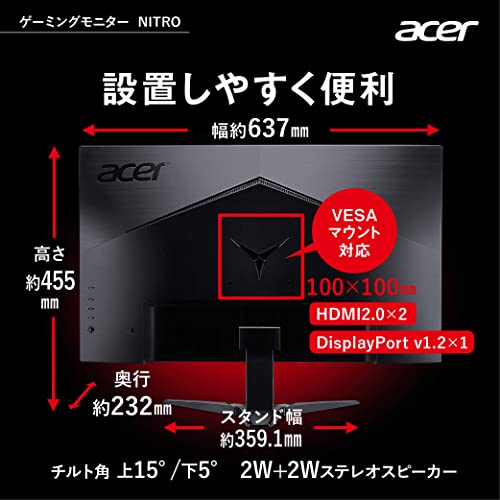 楽天市場】Acer ゲーミングモニター ディスプレイ Nitro 28インチ