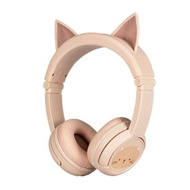 色：CAT サイズ：M Onanoff キッズ ヘッドホン BuddyPhones PlayEars* CAT with BEAM MIC 有線/Bluetooth接続両対応 3段階の音量制限機能 学習モード サイズ調整折り畳み可能 マイク付