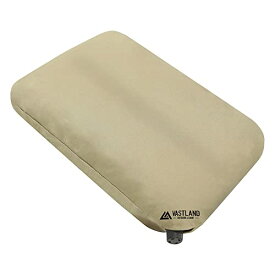 VASTLAND(ヴァストランド) キャンプフィット インフレーターピロー キャンプ用 枕 自動膨張式 専用カバー 収納袋付き
