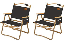 色：黒/2個 -TG/進化 DesertFox アウトドア チェア キャンプ チェア 軽量 折りたたみ 椅子 L サイズ 78X54*51cm 耐荷重 150kg コンパクト 携帯便利 キャンプ椅子 DY
