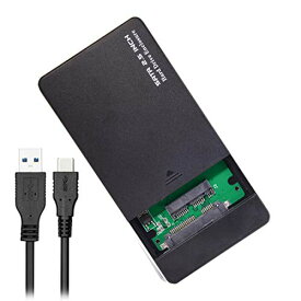 Cablecc USB 3.1 Type-C USB-C - 1.8インチ Micro SATA 16ピン 7*9 SSD - 外付けハードディスクエンクロージャ