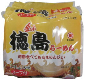 徳島製粉 金ちゃん徳島ラーメン5食パック 530g*6袋