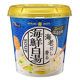 ひかり味噌 カップスープはるさめ 海鮮白湯 1食 *6本