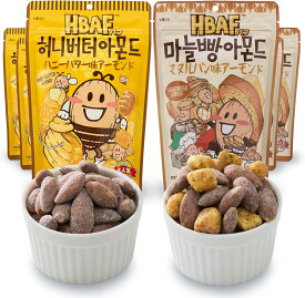 【送料無料】HBAF アーモンドセット｜ハニーバター味・マヌルパン味｜110g｜各3袋（計6袋）｜韓国ナッツ菓子
