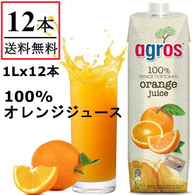 【6/4～6/11限定！店内買い回りで最大P10倍】 オレンジジュース 果汁100％ 1000ml×12本 ギリシャ産 無添加 紙パック 業務用 まとめ買い 濃縮還元 1L【送料無料】