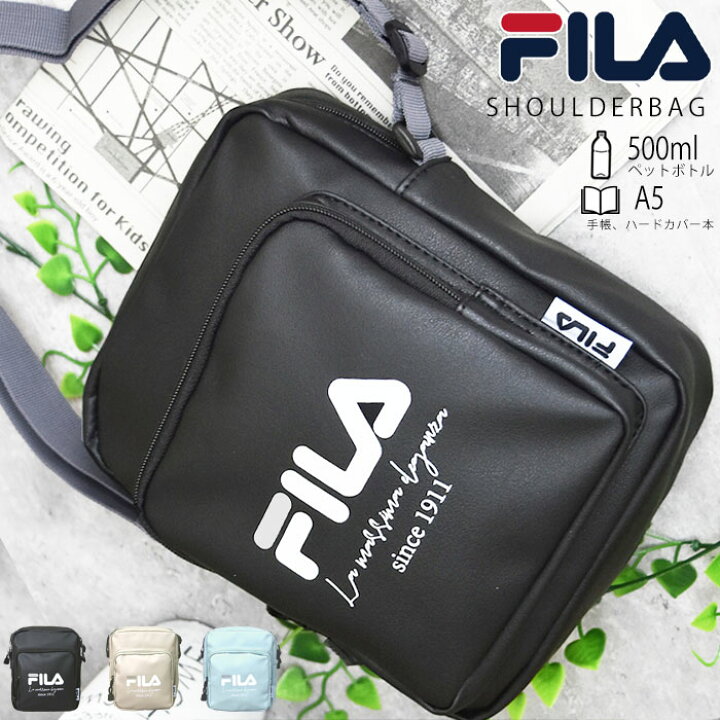 楽天市場】【先着20％OFFクーポン】FILA フィラ 合皮 ショルダーバッグ 