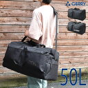 【先着クーポン有り】GEERY　ジェリー ボストンバッグ トラベルボストン 50L 軽量 2泊 3泊 メンズ レディース ユニセックス 男女兼用 学生 旅行 修学旅行 部活 研修 カジュアル geb23zi21【送料無料】