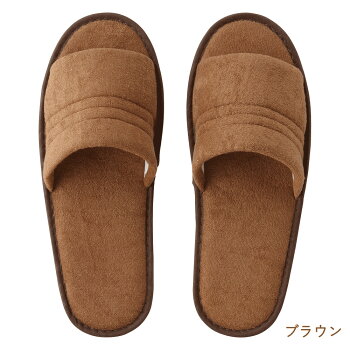 【ホテル病院不動産業】使い捨てパイルスリッパ5足組【ホワイトピンクブルーネイビーブラウン】