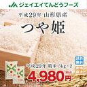 米 10kg 送料無料 29年産 山形県産 つや姫 10kg(5kg×2) 精米 ※一部地域は別途送料追加 お米 コメ 米