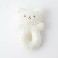 【 TENERITA 公式 】 リングラトル くまさん | ベビー ラトル 日本製 テネリータ オーガニックコットン …