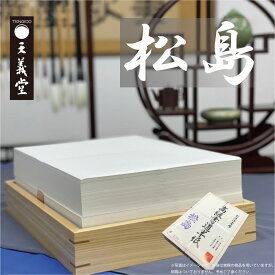 天義堂 書道半紙 漢字 【 半紙 松島 1000枚 】 書道 習字 初心者 小学生 練習用 清書用 書きやすい 滲み少ない 破れにくい 紙 画仙紙 習字 教室 学校 学生 大人 生成り 未晒し風 伊予産