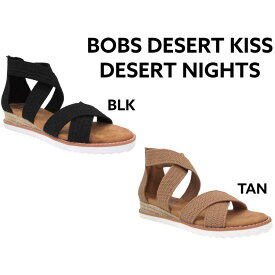 スケッチャーズ 113540 レディース サンダル ウェッジ BOBS Desert Kiss - Desert Nights ジュート巻き