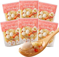 UZU-HABI DELI 6袋 ゆず香る具沢山ジュレ白だし醤油味 | 惣菜 デリ うずら卵 タンパク質 栄養 調理不要 …