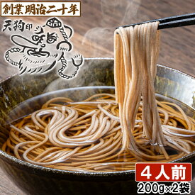 【愛されて130余年】そば 蕎麦 乾麺 送料無料 天狗そば お試し 4人前セット 2袋 月見 山形 お土産 田舎そば 田舎蕎麦 ざるそば soba 国産 ギフト 贈答 山形 天童 山本製麺 お祝い 内祝い 引っ越し ご挨拶 防寒 非常食 保存食 備蓄
