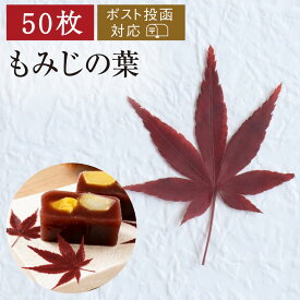 【ポスト投函可】もみじ [50枚] 紅葉 飾り葉 敷き葉 真空パック お弁当 刺身 盛り付け 仕出し テイクアウト 秋 業務用