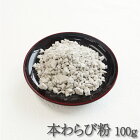 本わらび粉 100g 天極堂 和菓子 わらび餅 国産 【4コまでネコポス便可】
