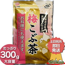 前島食品 梅昆布茶 300g 業務用 粉末 梅こぶ茶 梅こんぶ茶 うめこんぶちゃ こぶ茶 こんぶ茶 大容量 【土日祝共 即日発送】