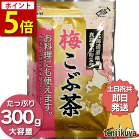 【お買い物マラソン】【ポイント5倍】【クーポン配布中】 前島食品 梅昆布茶 300g 業務用 粉末 梅こぶ茶 梅こんぶ茶 うめこんぶちゃ こぶ茶 こんぶ茶 大容量 【土日祝共 即日発送】