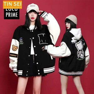 お カジュアル 大きいサイズ スウェット スポーツ アウター ゆったり ジャンパー スタジアムジャンパー レディース スタジャン